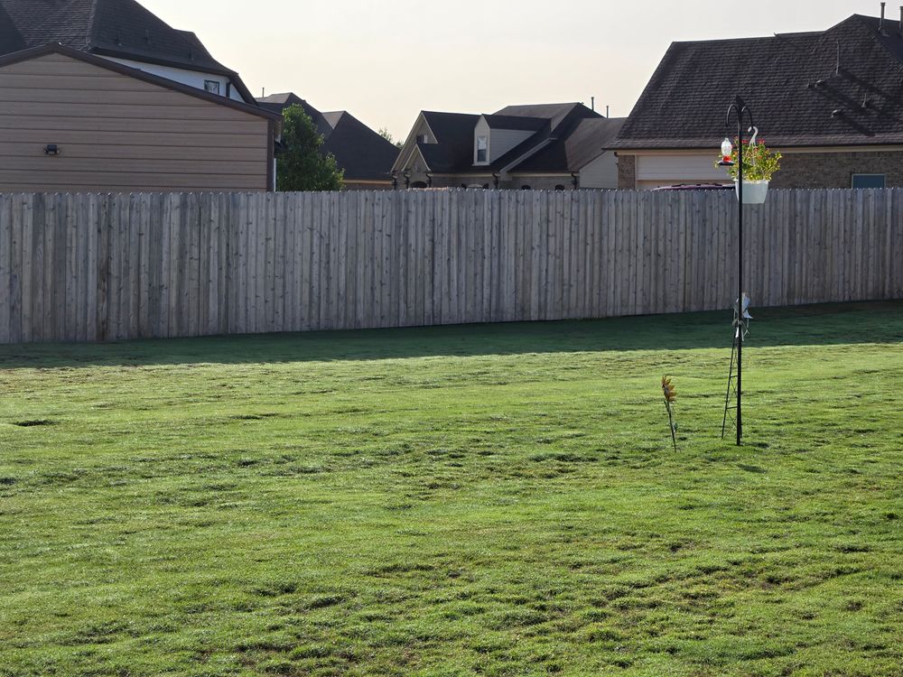 Fence staining for Patriot Fence  in Oakland, TN