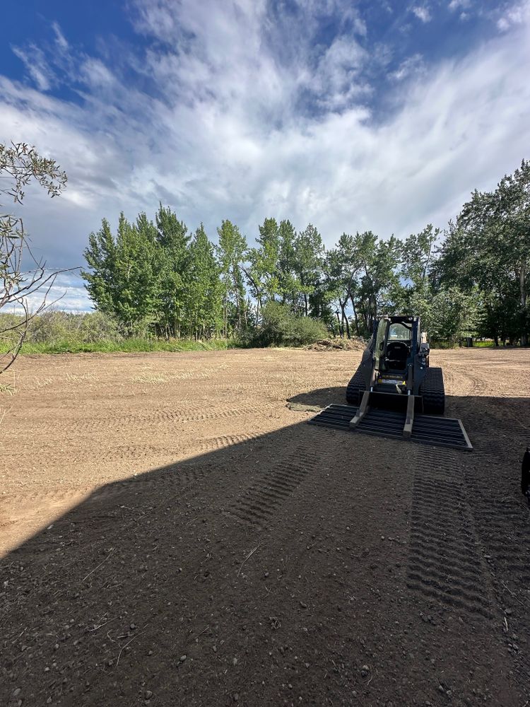 Dirt Work for R&H Homes in Bozeman, MT