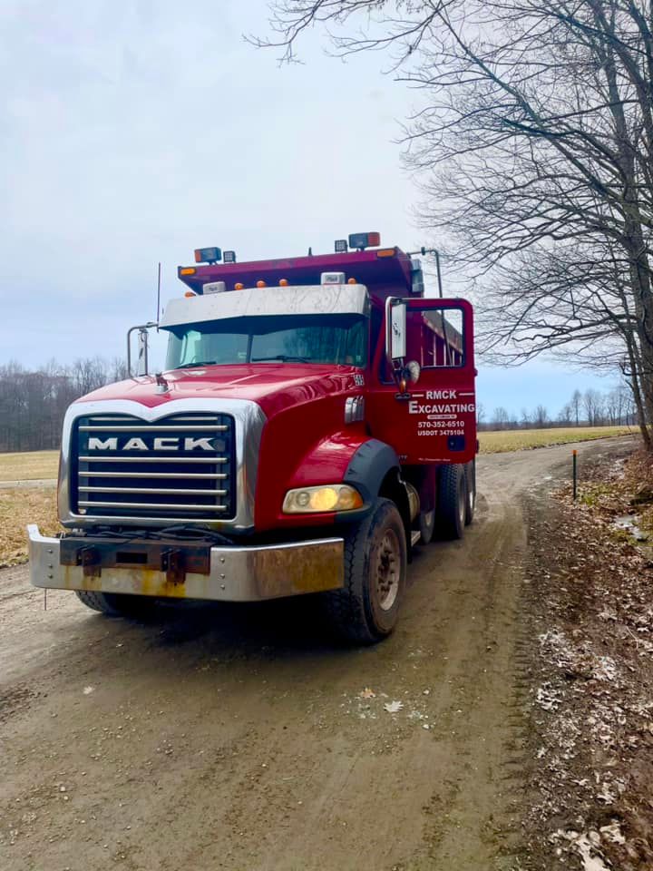 Grading and Earth Moving for R McK Excavating in Lake Ariel, PA