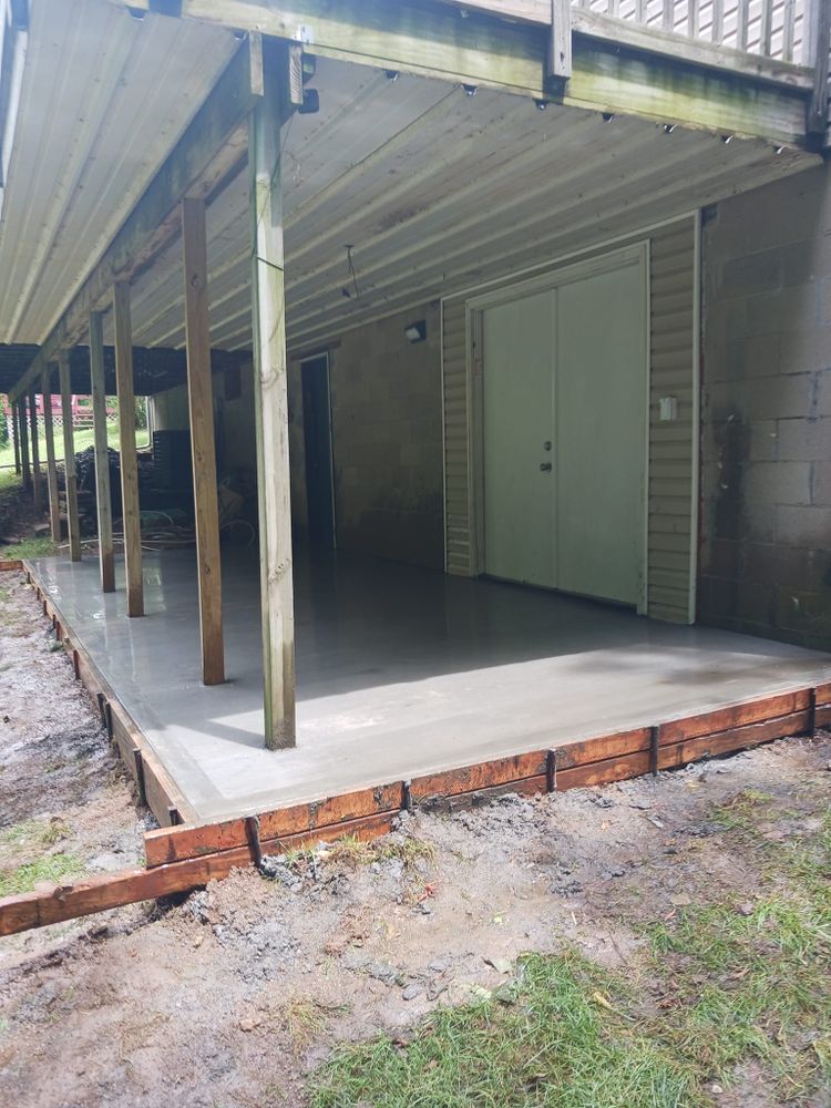 Enhance your home's curb appeal with our expert stamped concrete installation service, delivering durable and stylish surfaces that mimic natural materials while providing a cost-effective, low-maintenance solution for driveways and patios. for W.A. Concrete & Home Projects in Richmond, IN