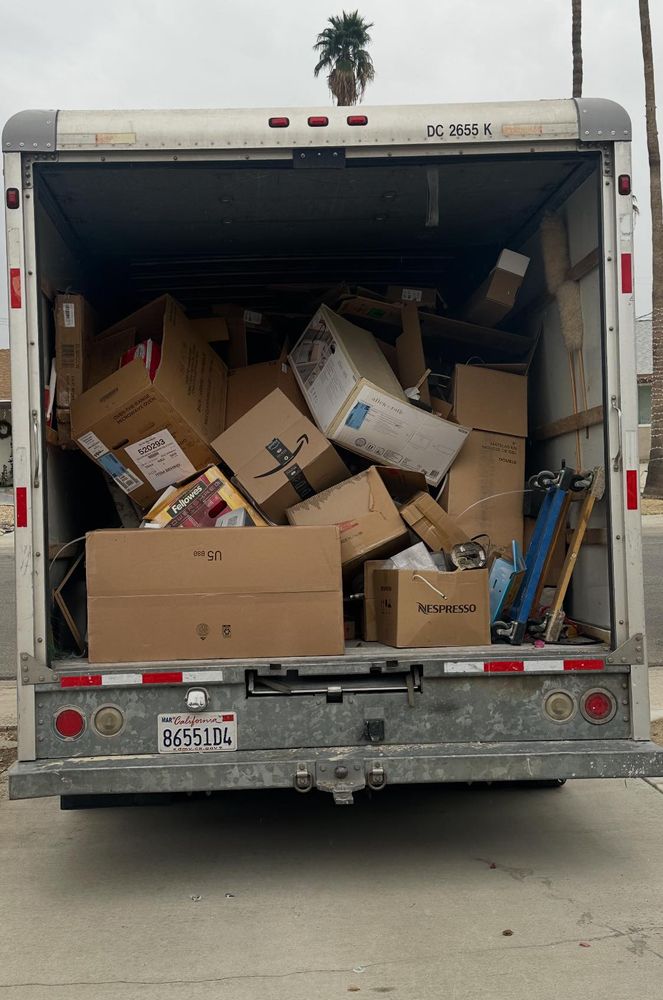 Our Commercial Junk Removal service clears offices, retail spaces, and job sites quickly and responsibly, removing unwanted furniture, equipment, and debris so your business stays clean, organized, safe. for Junk Away Junk Removal Inc in Palm Desert, CA