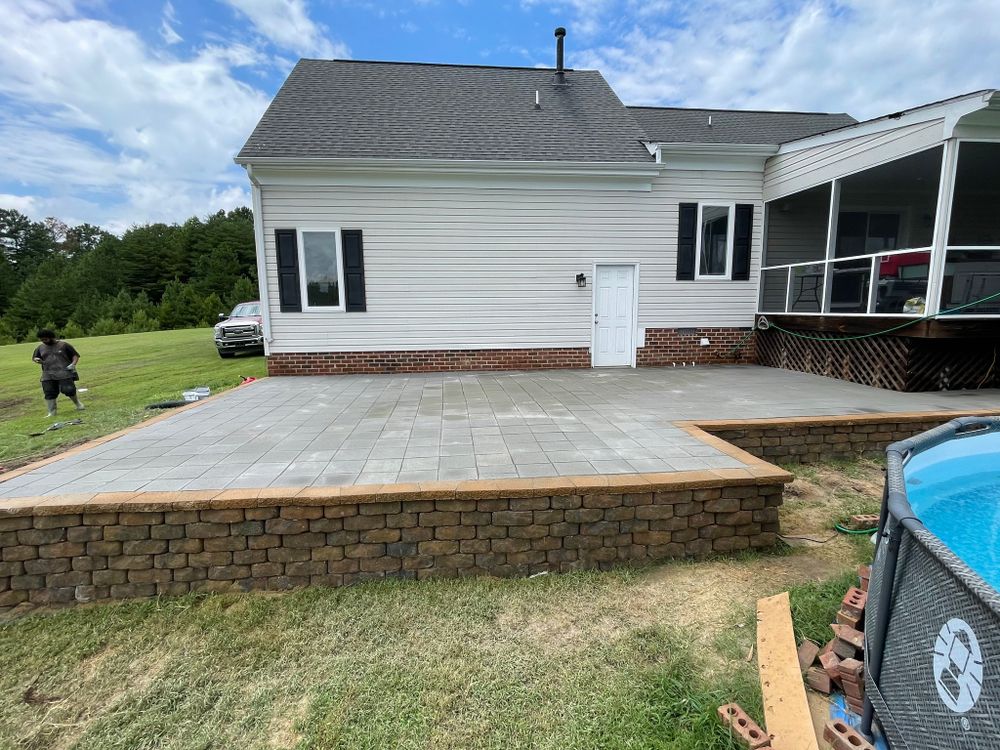 Hardscaping for Lewis Oaks Landscaping in King and Queen County, VA