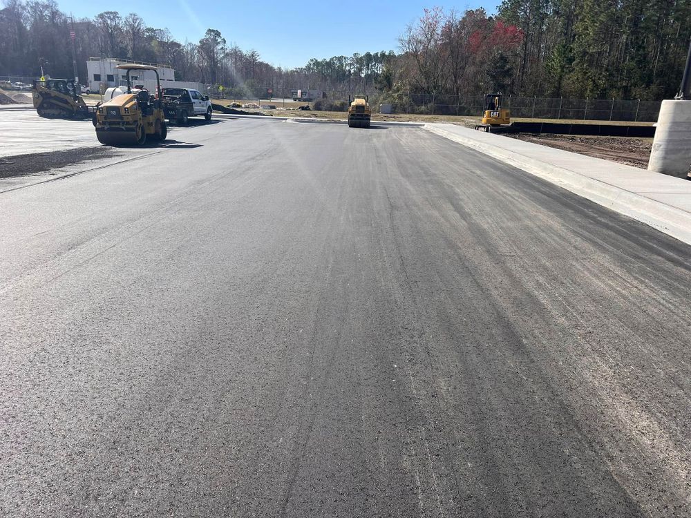 Enhance your property's safety and appearance with our expert parking lot striping services, providing clear, durable markings for efficient parking management and a polished look that lasts. Perfect for residential driveways or small lots. for Asphalt Management Group in Macclenny, FL