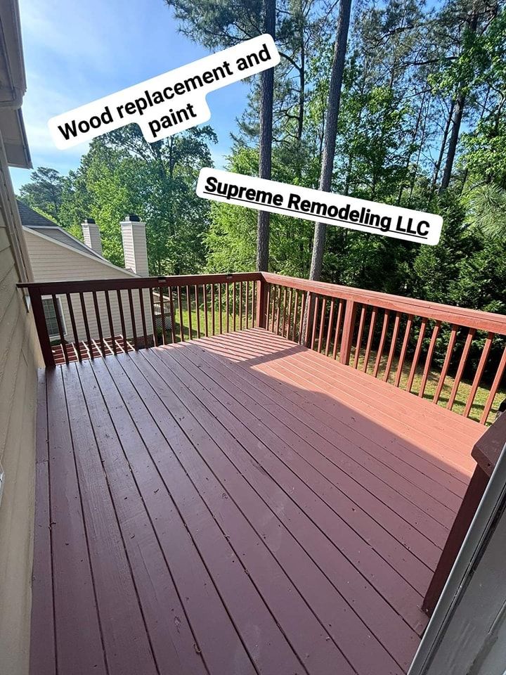 Our carpentry service offers expert craftsmanship, transforming your home with precision and quality. From custom cabinetry to intricate woodwork, we enhance aesthetics and functionality tailored to meet your unique remodeling needs. for Supreme Remodeling in Wilson, NC