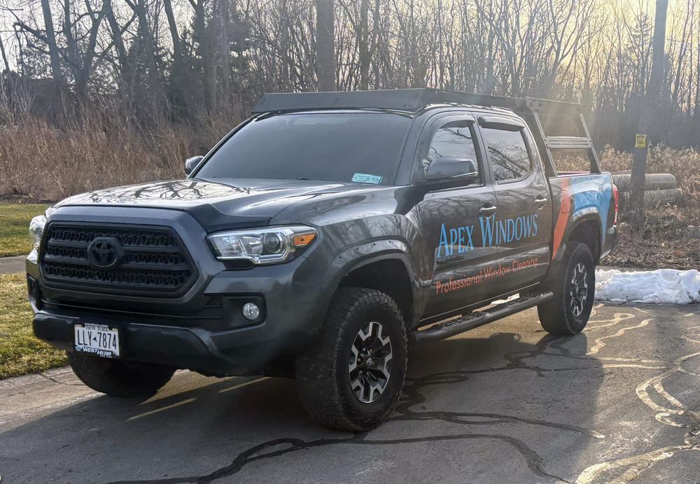 Streak-free residential window cleaning for homes throughout Arcade, NY and Western New York. We use a 3-stage deionized water filtration system on exteriors and eco-friendly solutions inside for a spotless finish every time. for Apex Windows in Brockport, NY