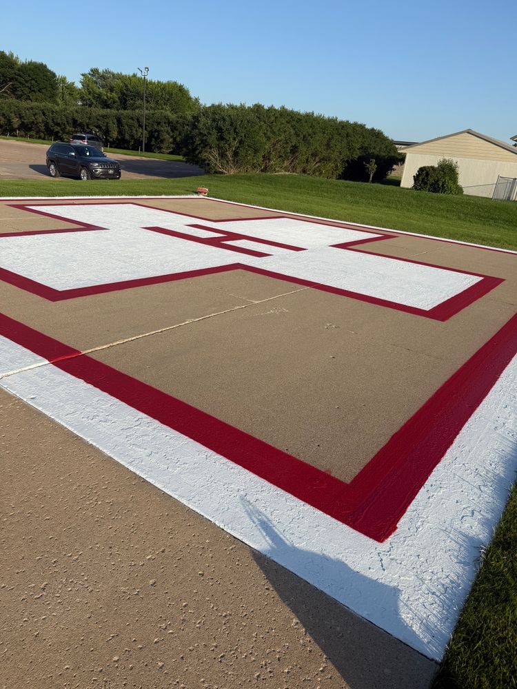 All Photos for Midwest Line Striping LLC in Spirit Lake, IA