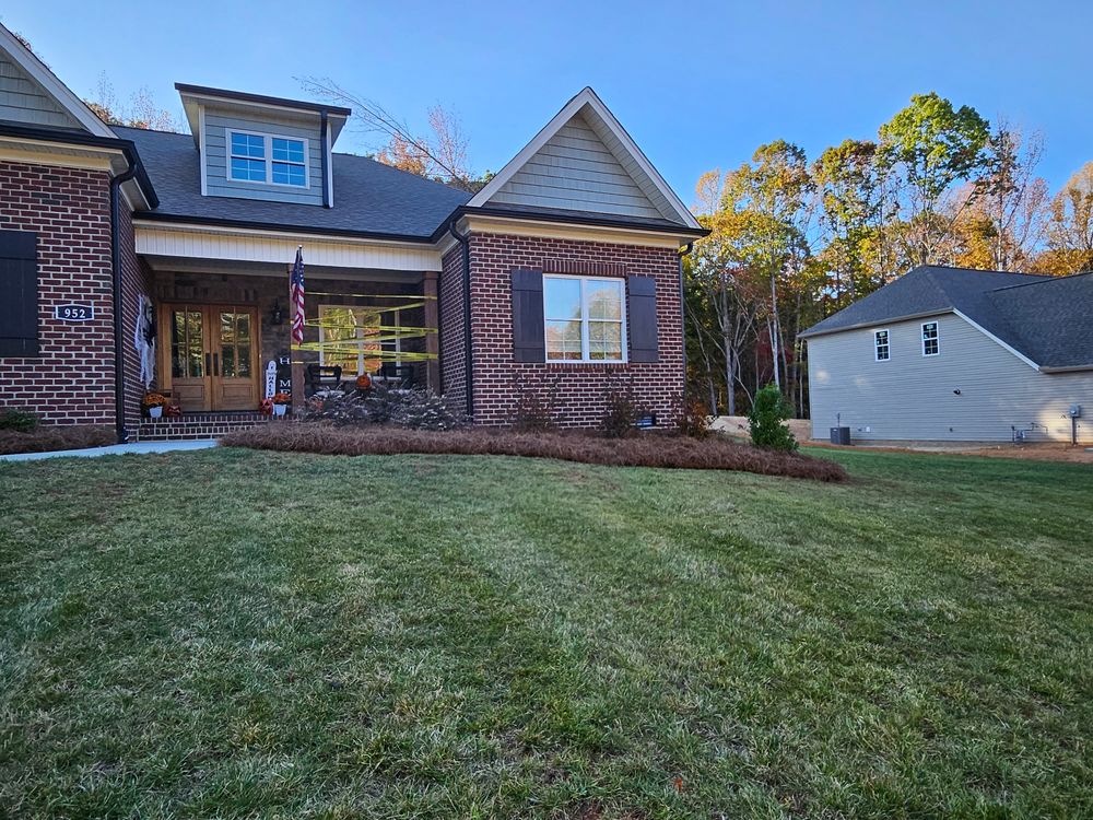 Pine Needle Installation  for Gallimore’s Lawn Care in Thomasville, NC