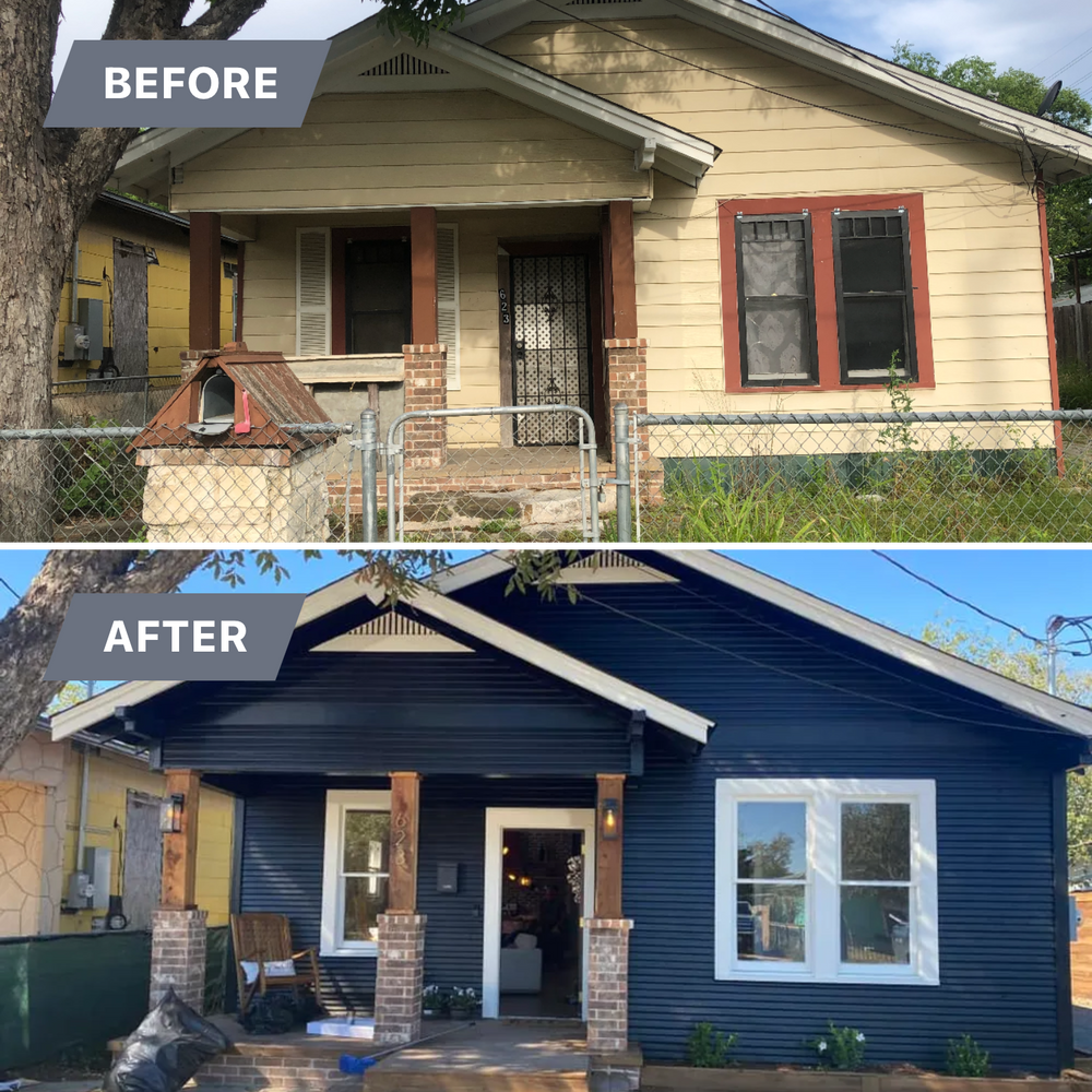 Exterior Painting for L.P. Contractors in San Antonio, Texas