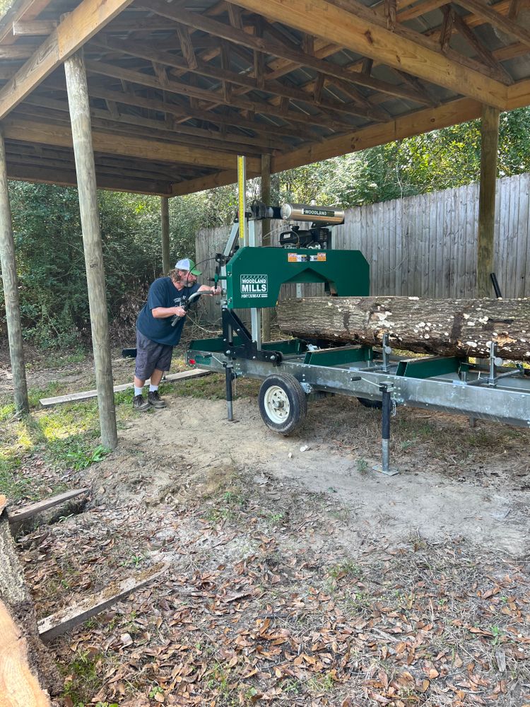 Our Sawmill Services transform fallen or unwanted trees from your property into valuable, custom-cut lumber. for Southern Venom Services in Daphne, AL