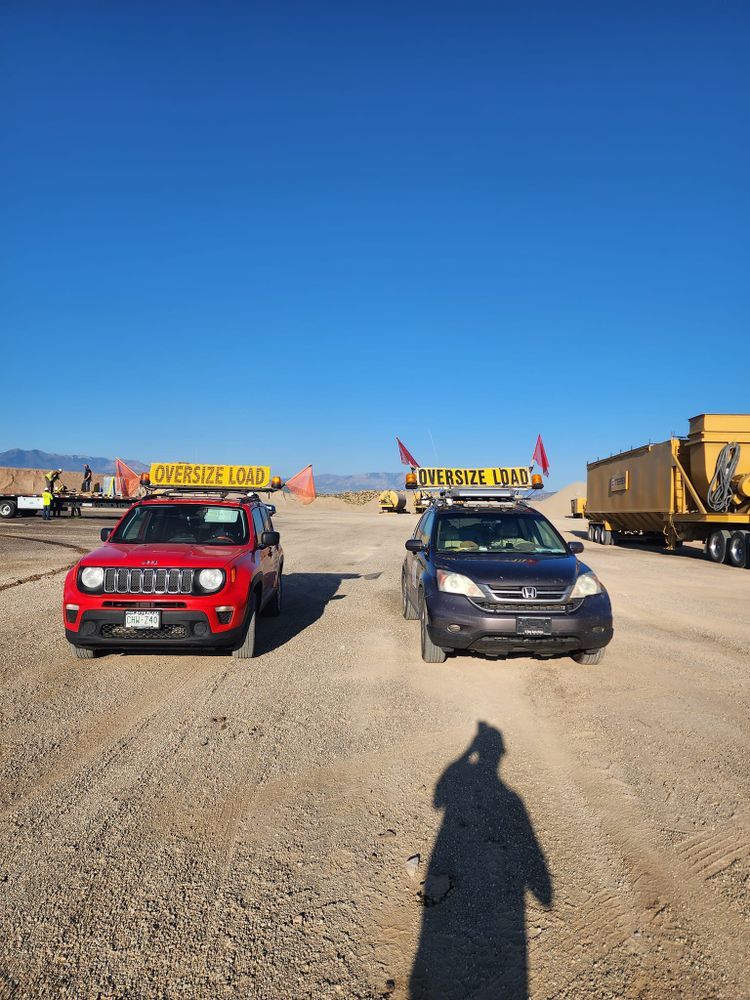 Our Lead Chase Pilot Car service ensures safe and efficient transport for oversized loads, guiding them smoothly from origin to destination with expert navigation and real-time communication. for Mountain Valley Pilot Car LLC in Canon City, CO