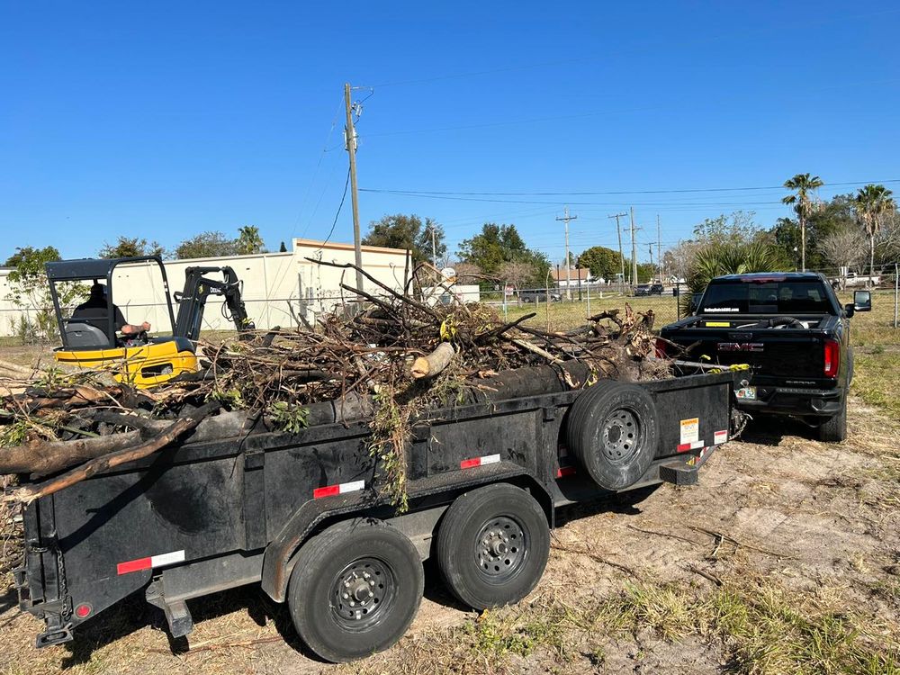 Our Debris Hauling service efficiently removes unwanted materials from your property, ensuring a clean and clutter-free space while maintaining safety standards and enhancing the overall appeal of your home environment. for Chaney’s Environmental Services in Haines City, FL