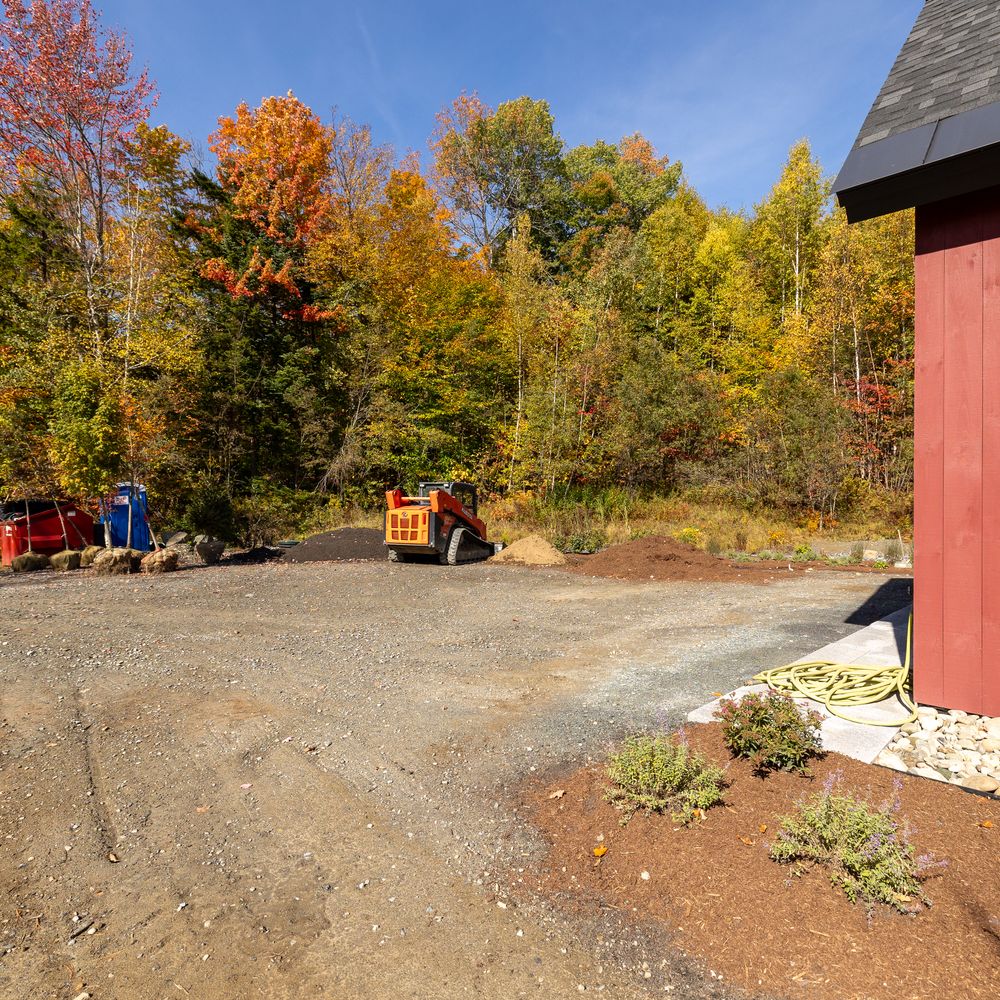 Carving a Pond into a Mountain Side for Andy Naylor Excavation in Stowe, VT