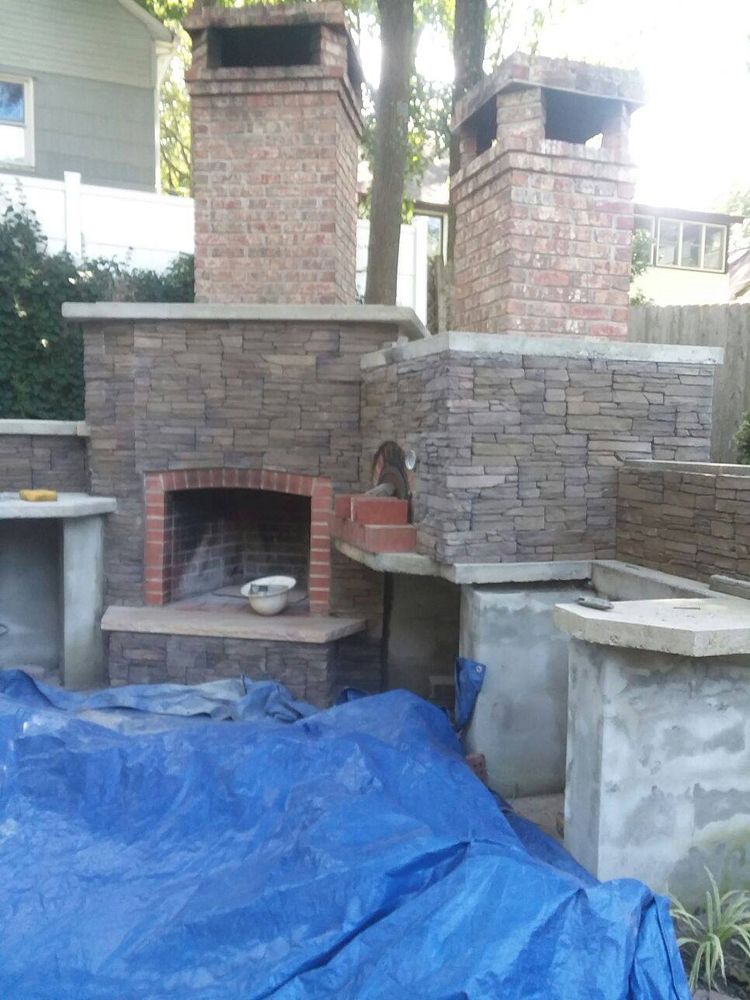 Our expert masons offer professional fireplace installation services, enhancing your home with a beautiful and functional focal point. Trust us to create a cozy atmosphere you'll enjoy for years to come. for Fajardo construction&masory LLC in Morristown, NJ