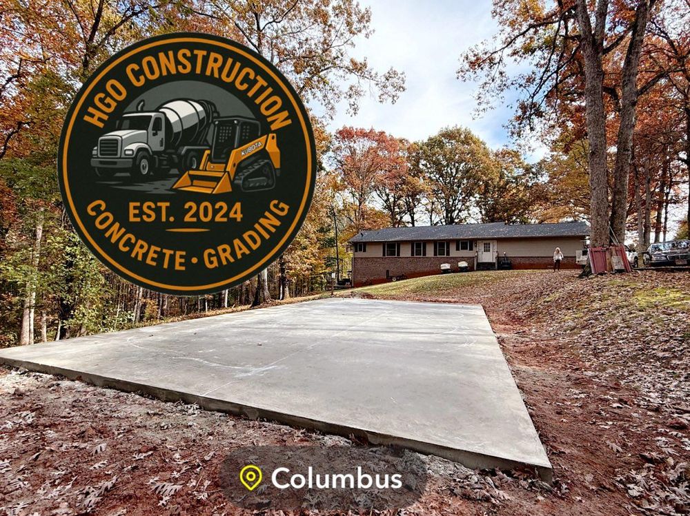 Concrete for HGO Construction & Grading LLC in Spartanburg, SC
