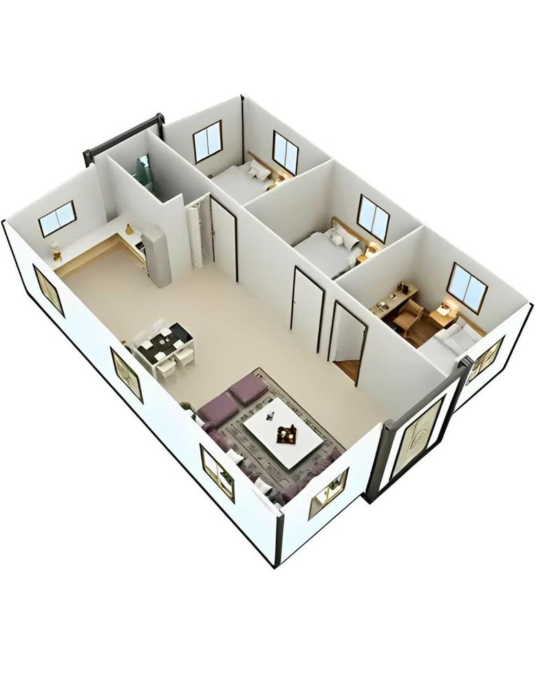 20’x30’ Layout for NewGen Tiny Homes in Los Angeles, CA