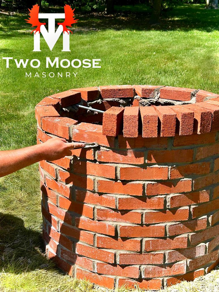 Our Stamped Concrete service enhances your outdoor spaces with aesthetic designs, while our expert team addresses concrete repair needs, ensuring durable and beautiful surfaces that elevate your home's curb appeal. for Two Moose Masonry in Cape May County, NJ