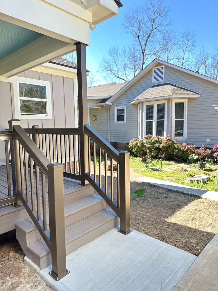 Aluminum Composite Porches and Decks  for Emfinger Custom Builders LLC in Pine Mountain, GA