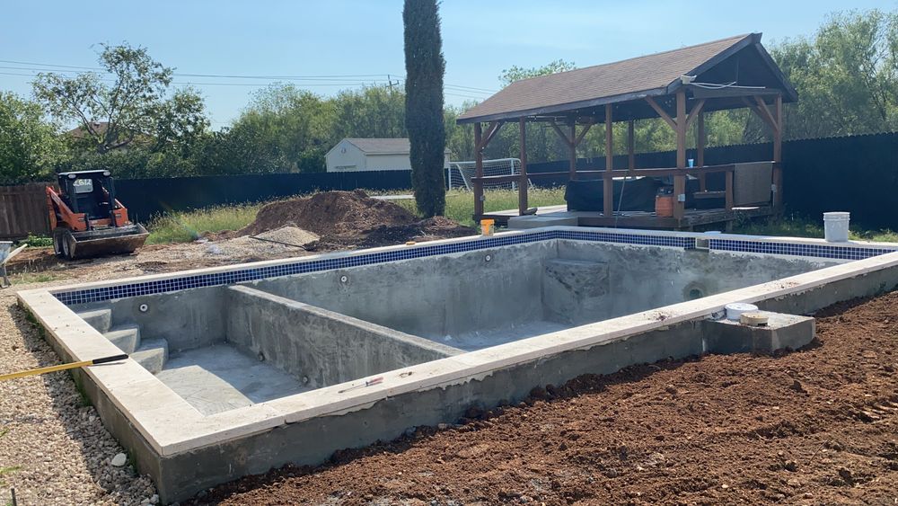 Transform your backyard with our expert New Pool Construction service, offering custom designs, quality craftsmanship, and seamless installation to create the perfect oasis for relaxation and entertainment. for UBER FORCE in San Antonio, TX