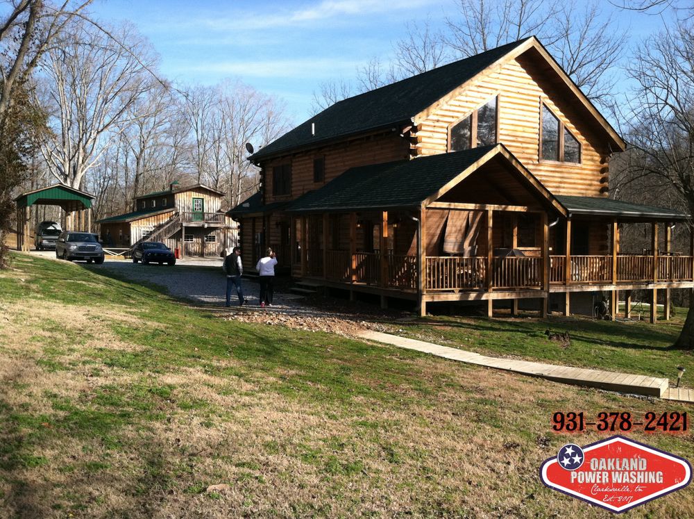 House and Roof Softwash for Oakland Power Washing in Clarksville, TN