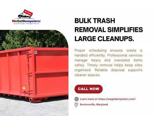 All Photos for We Got Dumpsters LLC in Clarksburg, MD
