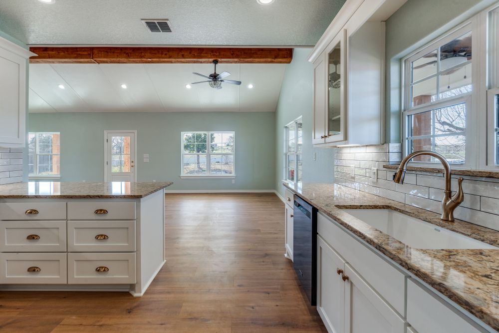 Transform your kitchen with our expert renovation services, offering custom designs, quality materials, and skilled craftsmanship to create a functional, beautiful space that perfectly suits your lifestyle and needs. for Cactus Creek Custom Builders in Poth, TX