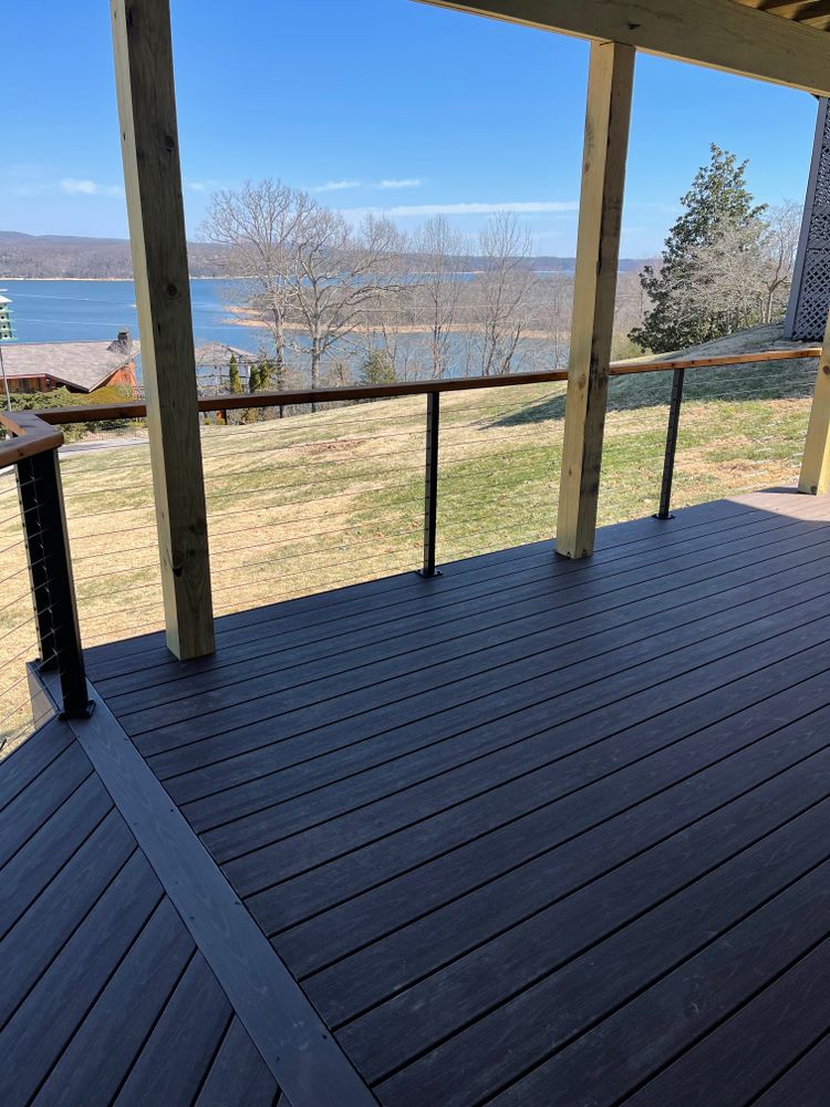 Custom Decks for Ozark Deck Company in  Rogers, Arkansas