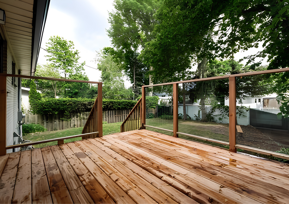 Our Deck Builds service designs and constructs beautiful, durable outdoor spaces tailored to your home, lifestyle, and budget—using quality materials, expert craftsmanship, and seamless installation for lasting enjoyment. for Big G's Lawncare & Plowing in Bangor, ME