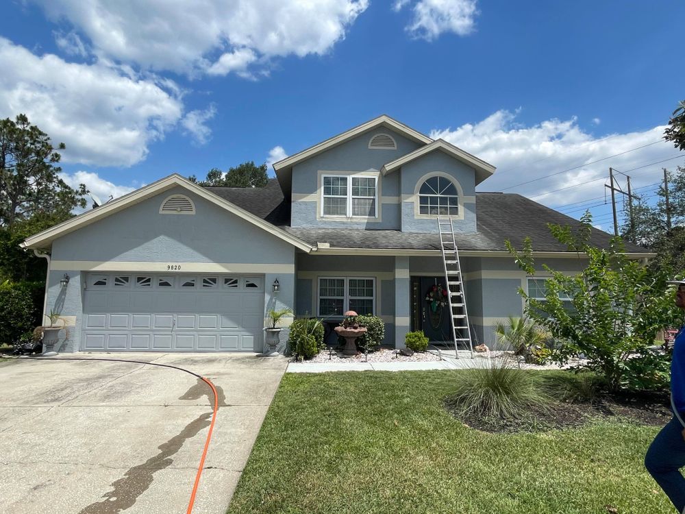 Vinyl, Wood, Brick, doesn't matter - we'll have your exteriors looking better than when they were first made and keep them safe with our softwash process. for Barr None Wash Pro in Tampa, FL