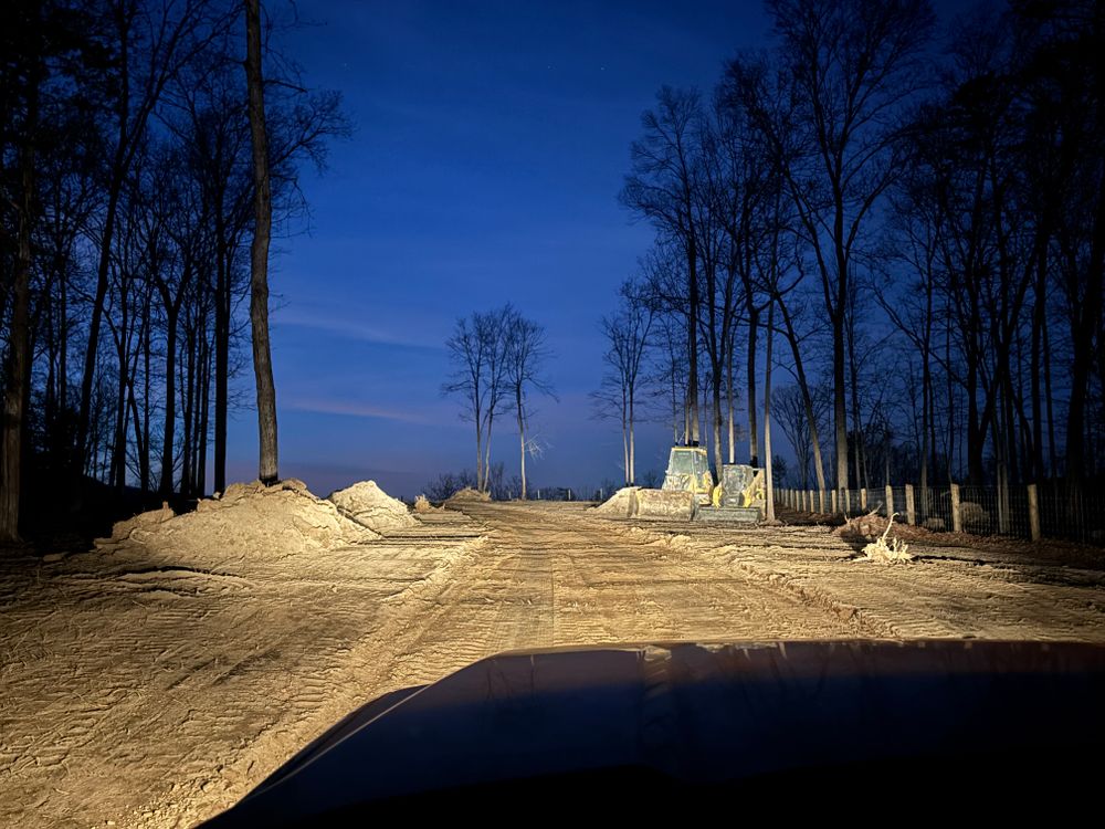 Land Clearing for Schrock’s Land Management in Northern Virginia, Shenandoah Valley, VA