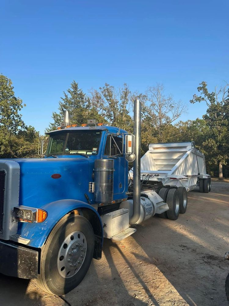 Tandem Dump Truck, End Dump and Belly Dump for Tyler Sand Gravel And Excavation in Ben Wheeler, TX