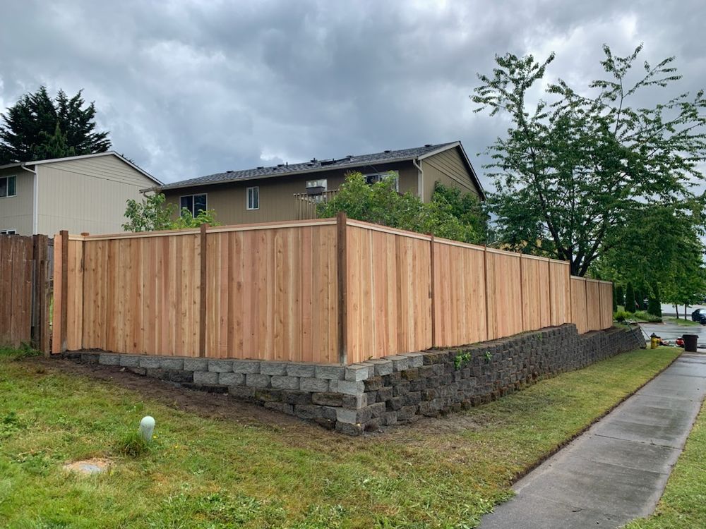 Our fencing service offers durable and decorative options to enhance the security and privacy of your home, adding value to your property and complementing the overall landscape design. for SAW Enterprises  in Arlington , WA