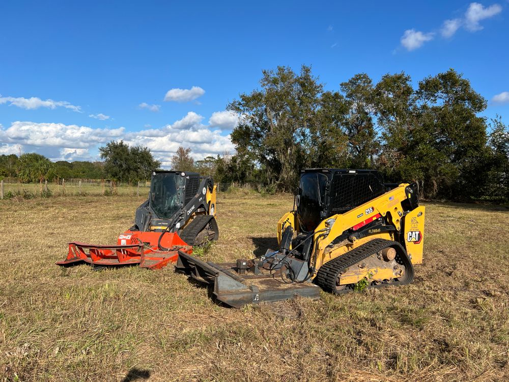 Our professional Bush Hogging service efficiently clears overgrown vegetation on your property, creating a clean and well-maintained landscape for you to enjoy without the hassle of manual labor. for C & S Grading in Saint Cloud, FL