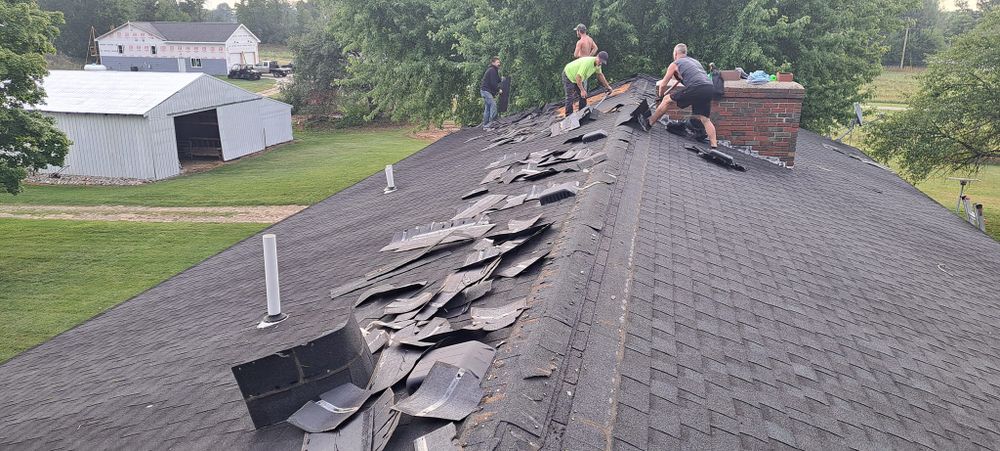 Our Roofing Repairs service ensures your home is protected by providing timely, expert solutions to fix leaks, restore integrity, and extend the lifespan of your roof with quality craftsmanship. for Houseman's Exteriors in Muir, MI