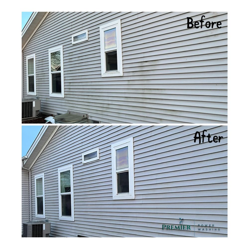 Our Home Softwash service is a gentle yet effective cleaning method that safely removes dirt, grime, and mildew from your home's exterior surfaces without causing any damage. for Premier Partners, LLC. in Volo, IL