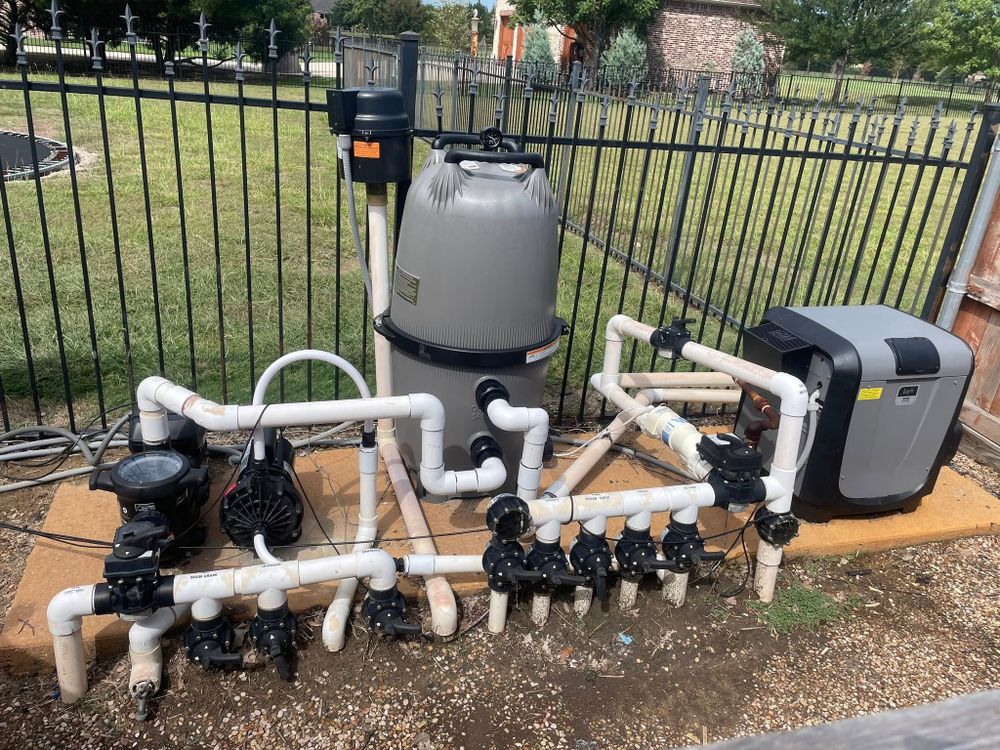 Our Pool Equipment Installation and Repair service ensures your system operates smoothly. We provide expert installation, timely repairs, and regular maintenance to keep your pool equipment efficient and hassle-free. for Extreme Pool Solutions in Frisco, TX