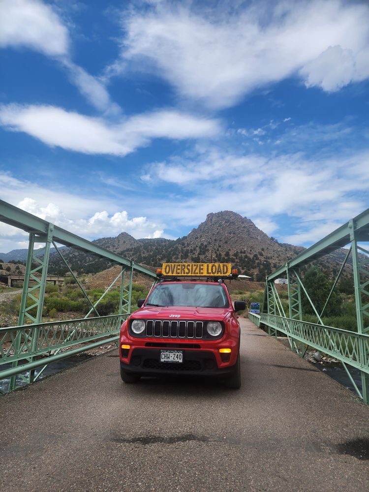 Our Pilot Car Service expertly navigates mountain roads, ensuring the safe and efficient transport of oversized loads. Trust our experienced drivers for smooth passage through challenging terrains while protecting your property. for Mountain Valley Pilot Car LLC in Canon City, CO
