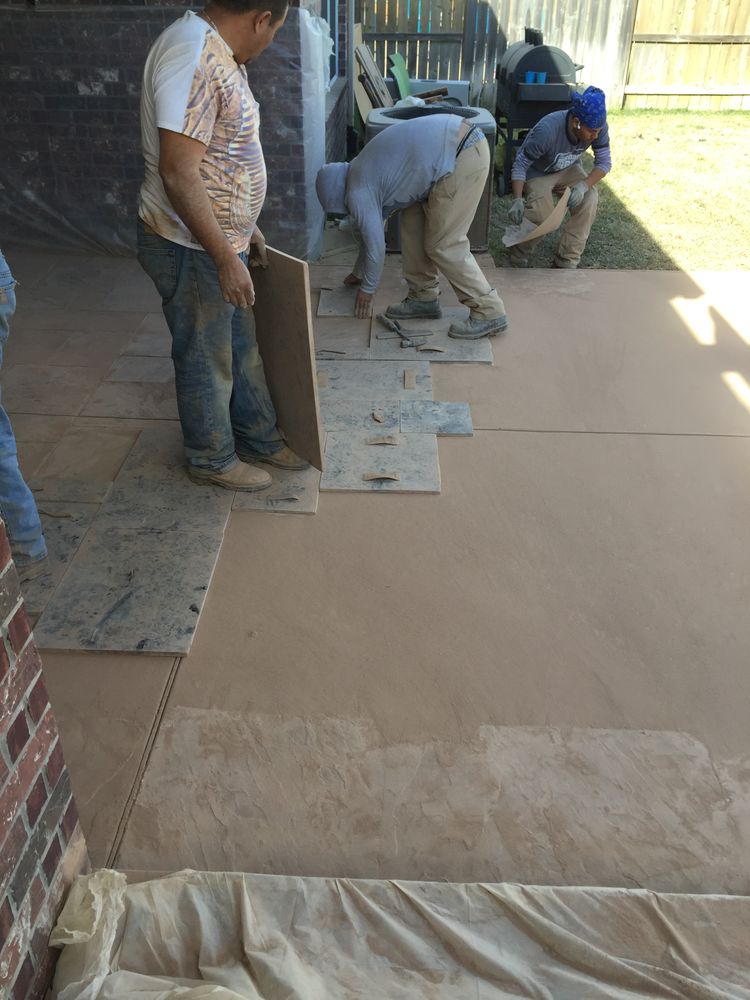 Patios for Texas Curb N Borders in Houston, TX