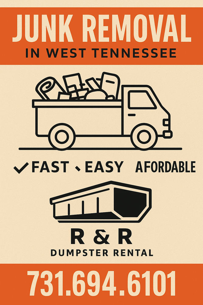 Dumpster Rental for R & R Enterprises in Jackson, TN