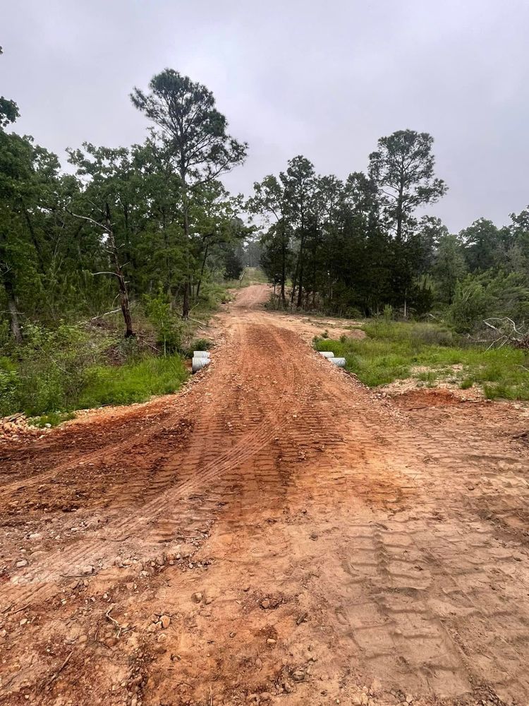 Excavating for RH Property Enhancement in Moulton, TX