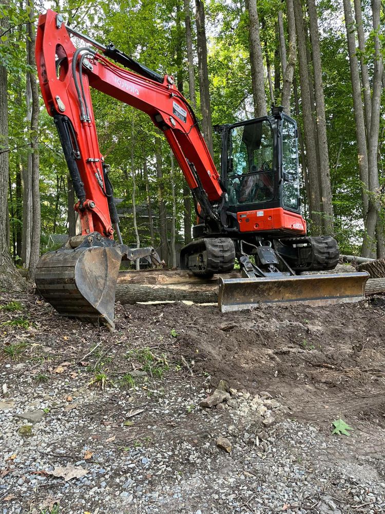 Our Excavation Services provide comprehensive digging and clearing solutions to prepare your property for tree planting or removal, ensuring efficient and safe landscaping projects tailored to your specific needs. for J&E Tree & Excavation Services in Sandy, PA