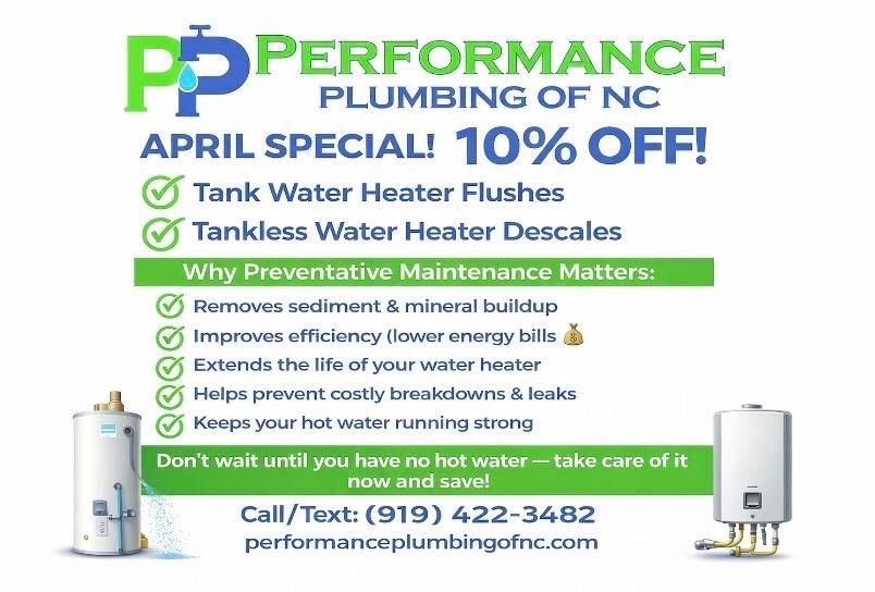 All Photos for Performance Plumbing Of NC in Clayton, NC