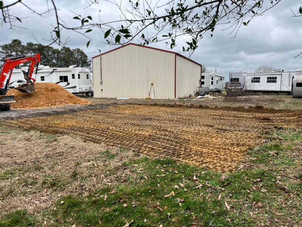 Excavation for Collins Constructors in Fyffe, AL