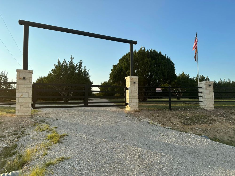 Enhance your property's curb appeal with our custom Ranch Entrances, providing expertly crafted, durable gateways that blend style and security to create a welcoming first impression for visitors. for Maddog Welding in Stephenville, TX