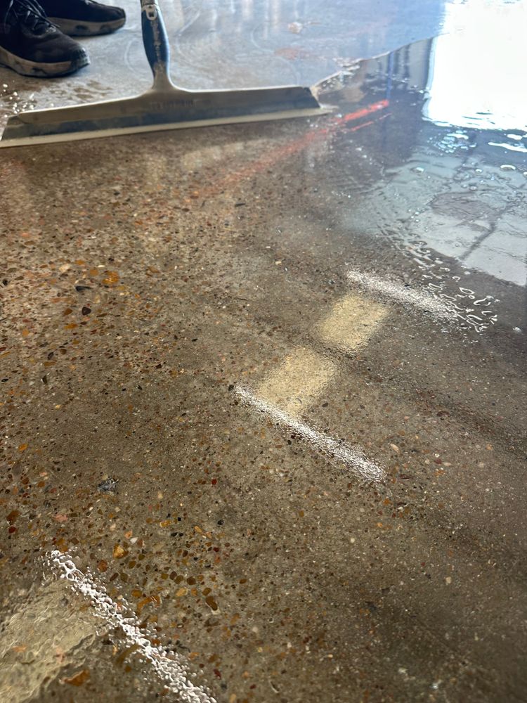 Polished Concrete  for Texas Curb N Borders in Houston, TX