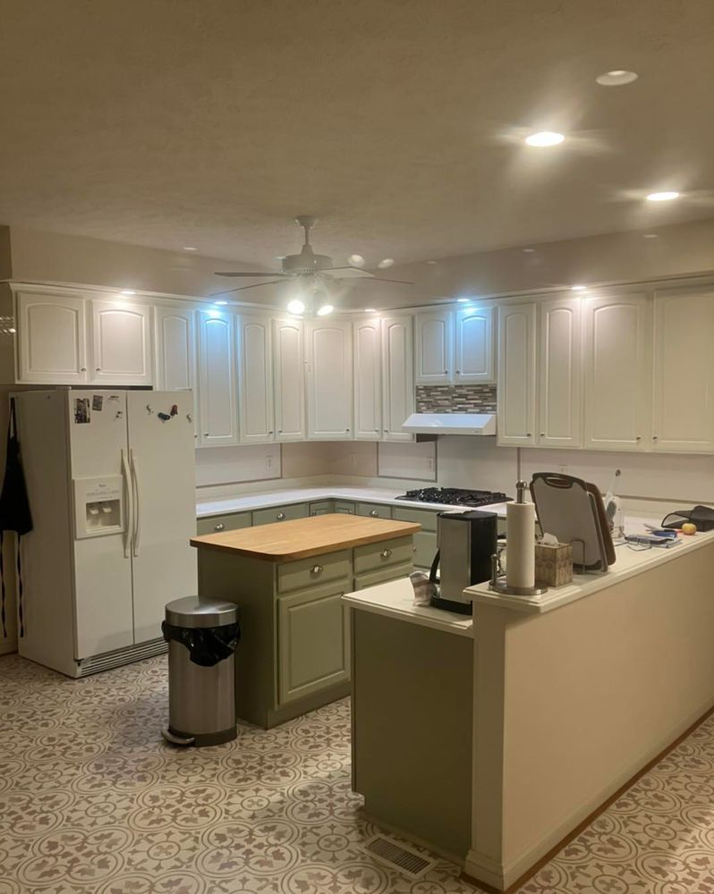 Revitalize your kitchen and cabinets with our refinishing service, bringing new life to your space through expert painting techniques that enhance durability, aesthetic appeal, and overall home value. for A+ Painting in Richmond, VA