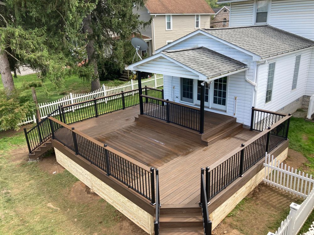 Transform your outdoor living space with our expert deck, patio and sunroom installation services. Enjoy the beauty of nature from a sunroom customized to suit your lifestyle, enhancing both comfort and style. for Thirco LLC in Ligonier,, PA