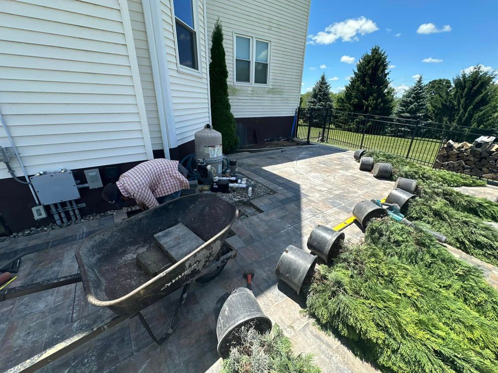 Enhance your home's beauty with our professional planting service, specializing in vibrant trees that provide shade, improve air quality, and increase property value. Transform your landscape into a lush green oasis today. for BW Outdoor Solutions in Newton, NJ