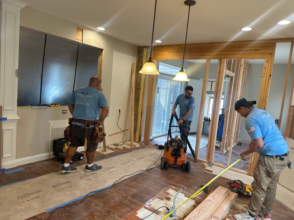 Parkside - deck & kitchen for Thomas J. Gorman Construction in Middletown, DE
