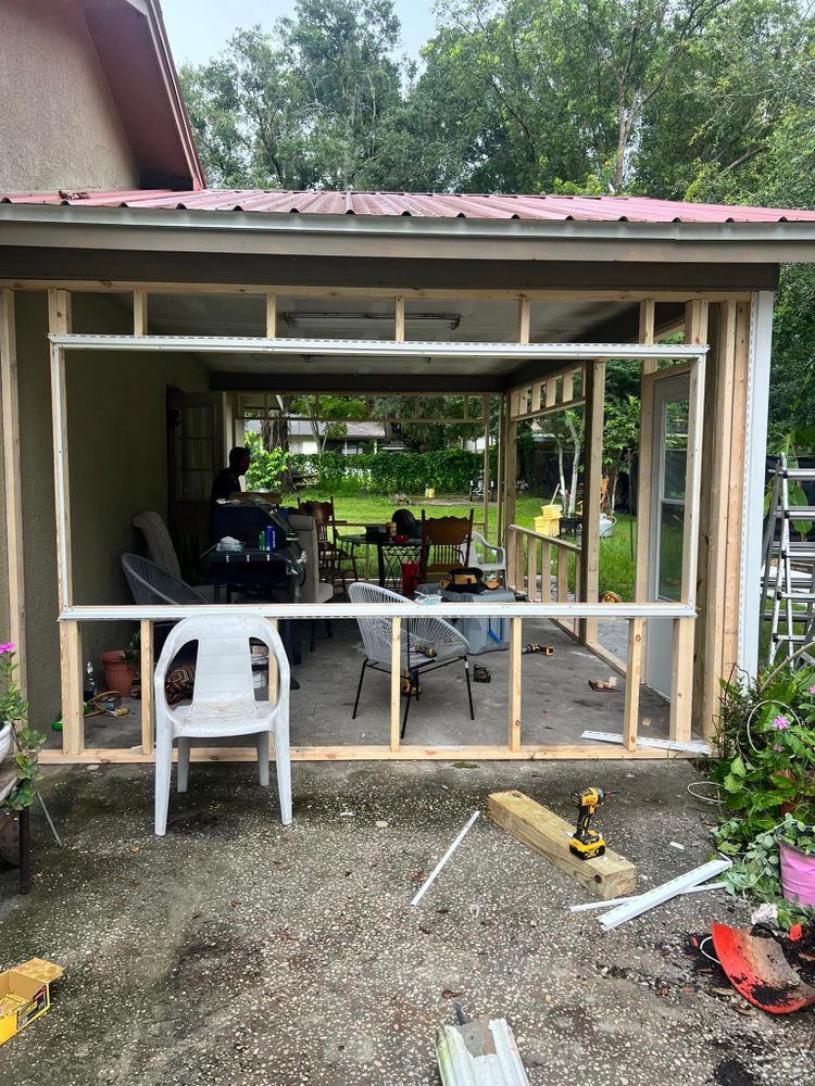 Enhance your outdoor living space with our expert Decks & Patios service, offering custom designs and quality craftsmanship to create the perfect area for relaxation and entertainment in your home. for Bright Future Construction in Tampa, FL