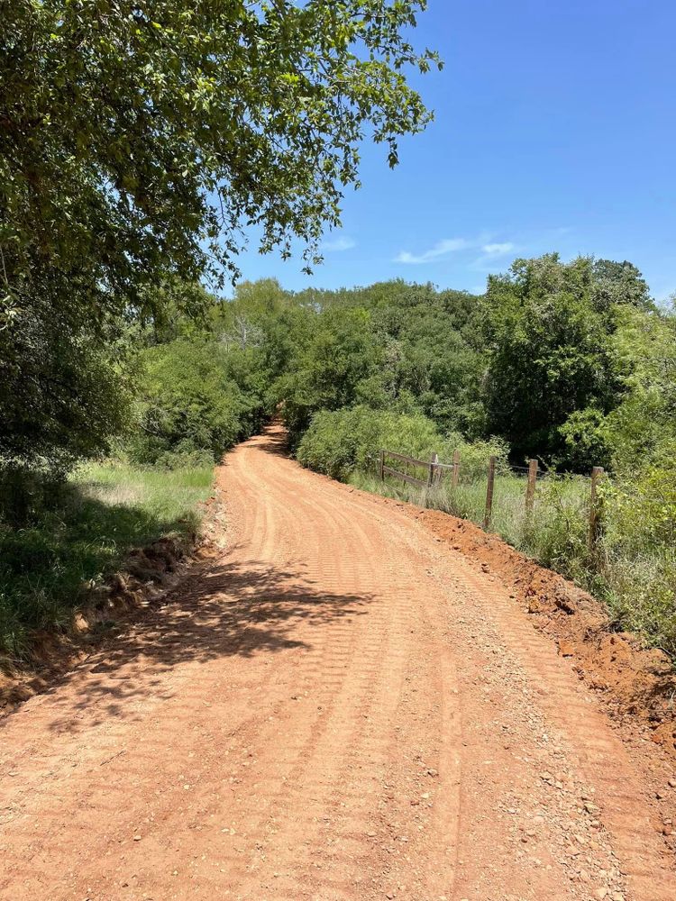 Excavating for RH Property Enhancement in Moulton, TX